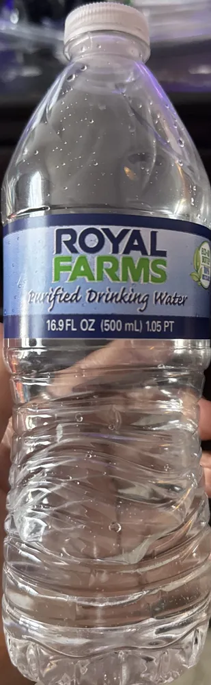 Purified drinking water