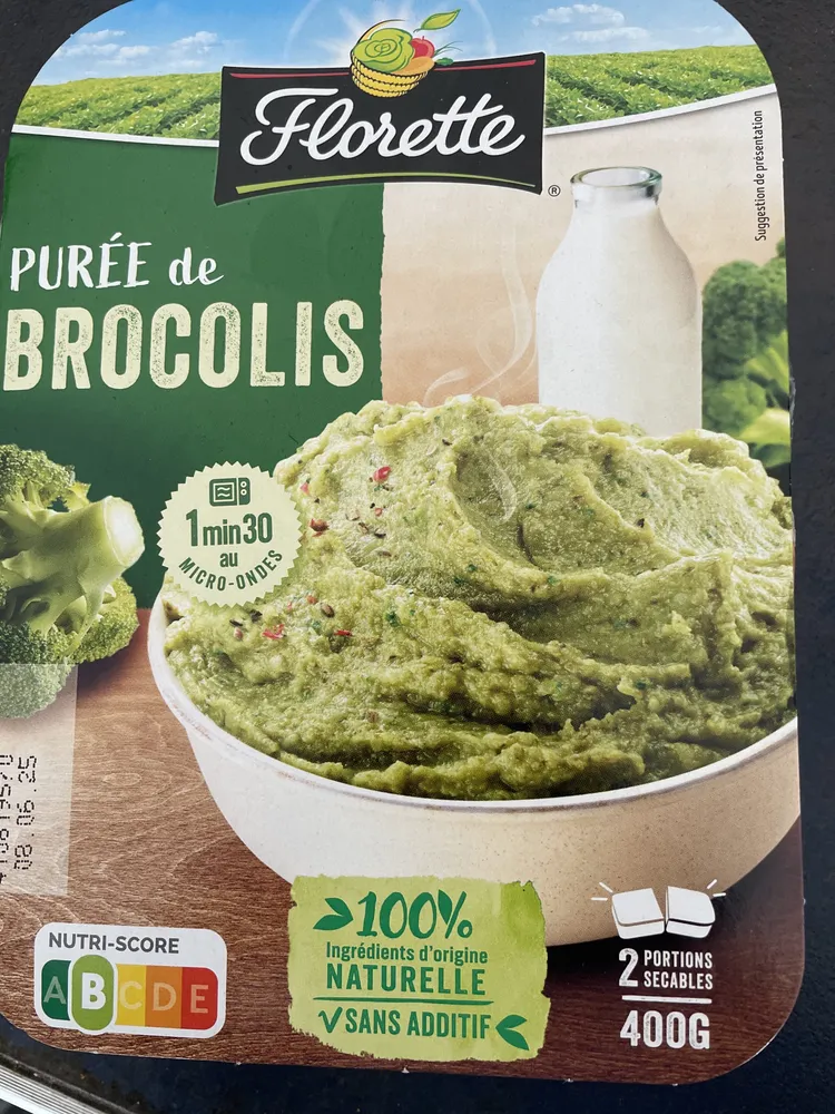 Purée de brocolis