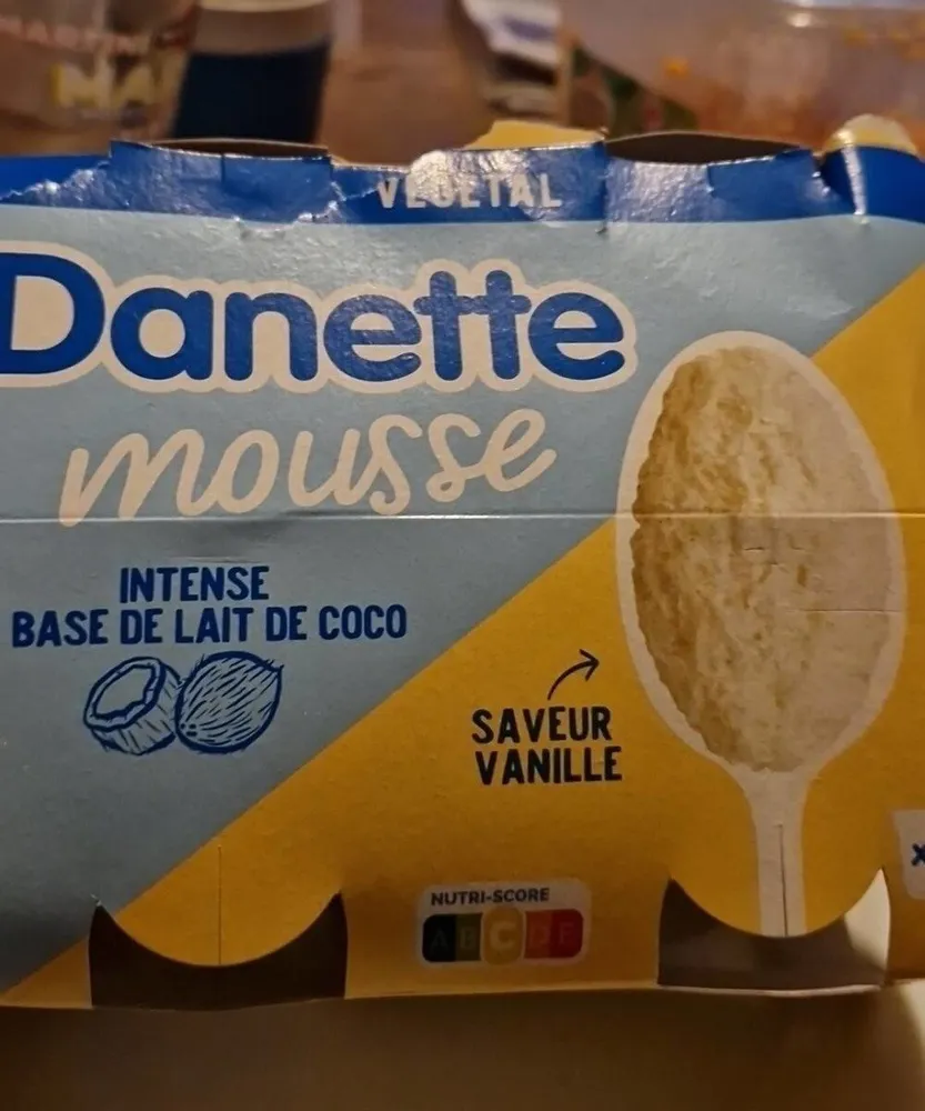 Mousse végétale à la vanille