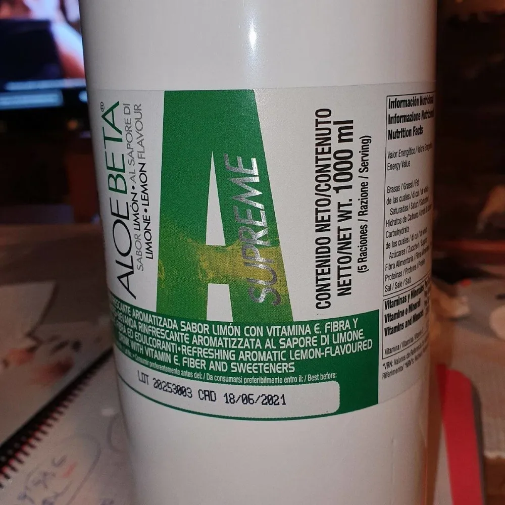 Bebida de Aloe Vera