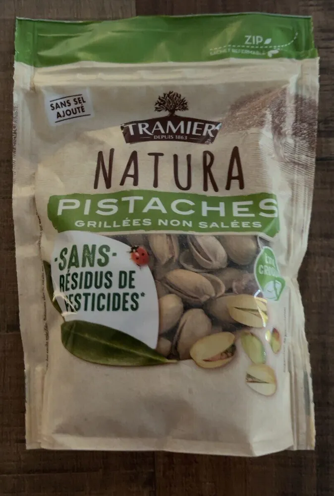 Pistaches grillees non salées