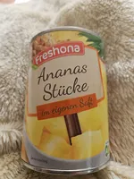 Ananas Stücke im eigenen Saft