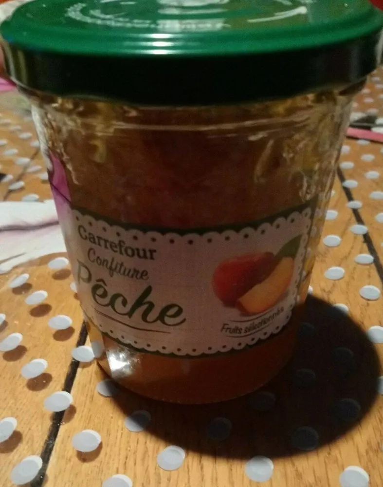 confiture pêche