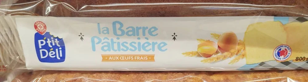 La barre pâtissier