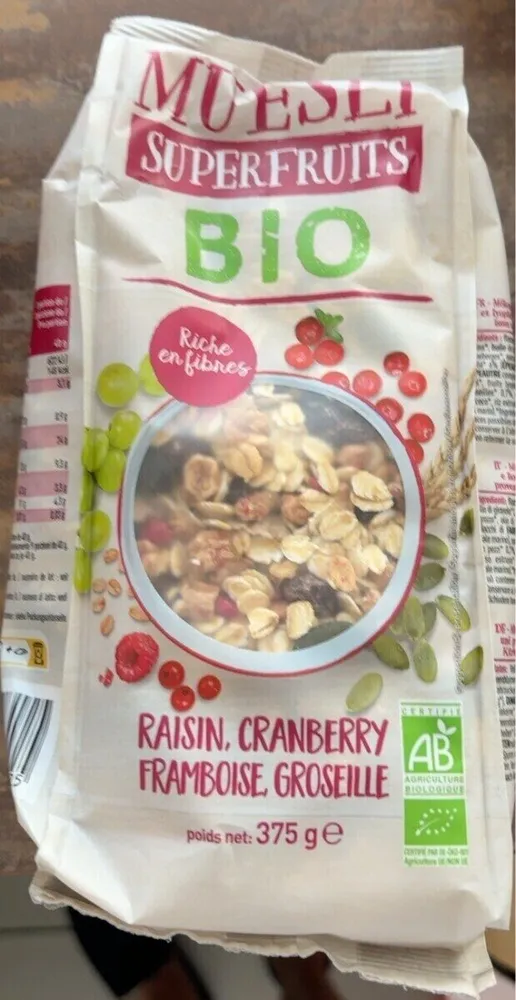 Muesli super fruit bio