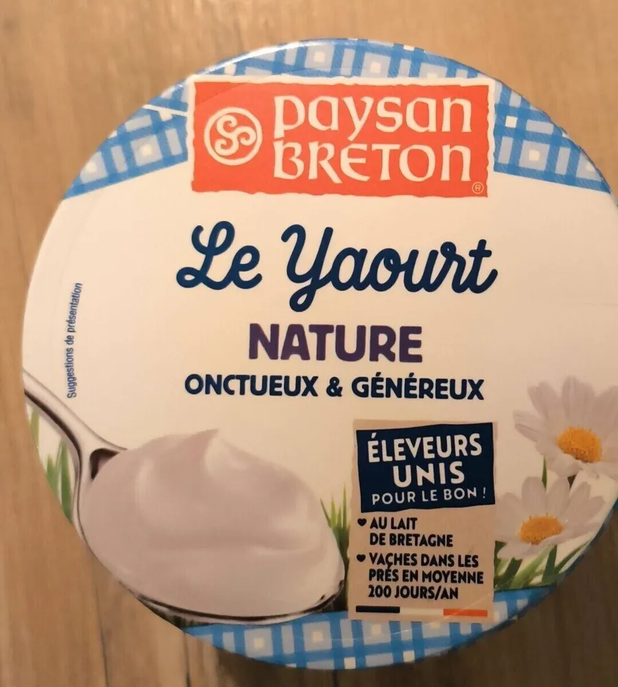 Le yaourt nature onctueux & généreux