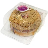 Pulled pork bagel
