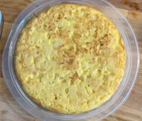 Tortilla de pomme de terre et oignon