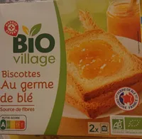 Biscottes au germe de blé