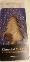 Chocolat au lait au cœur praliné fondant