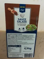 Sauce salade à la moutarde à l'ancienne