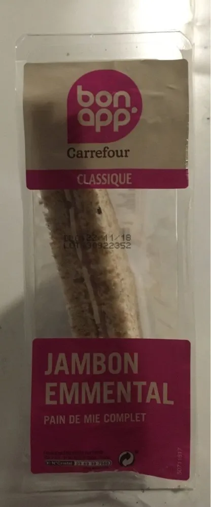 Sandwich jambon emmental