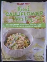 Riced cauliflower stir fry