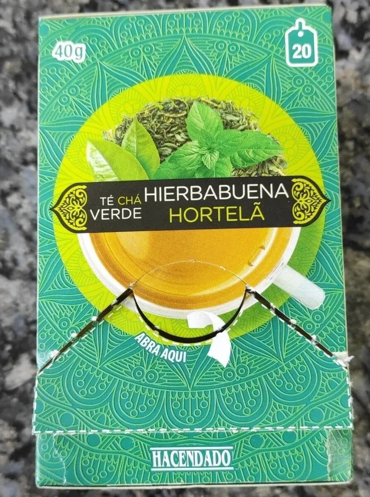 Té verde Hierbabuena