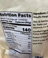 Dried Ataulfo Mango Slices