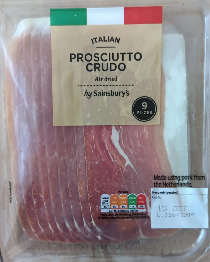 italian prosciutto crudo