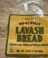 Whole Wheat Lavash Bread