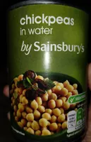 Chickpeas in water