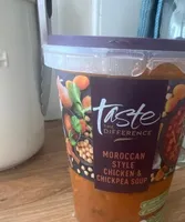Moroccan style chicken & chickpea soup