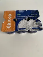 Yogur al estilo griego natural azucarado