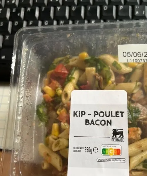 Penne poulet bacon