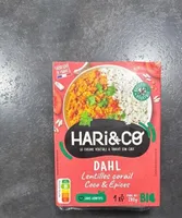 Dahl lentilles corail coco & épices
