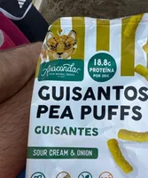 Guisantos pea puffs