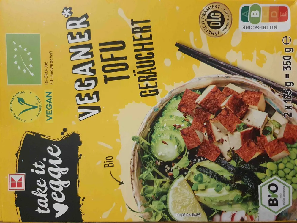 Veganer Tofu Geräuchert