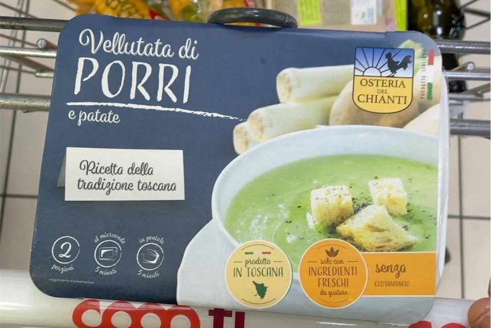 Vellutata di porri e patate