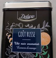 The noir aromatisé écorces d'orange goût russe