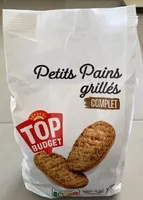 Petits pains grillés complet