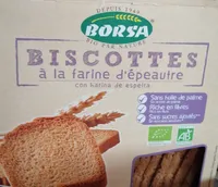 Biscottes à la farine d'épeautre