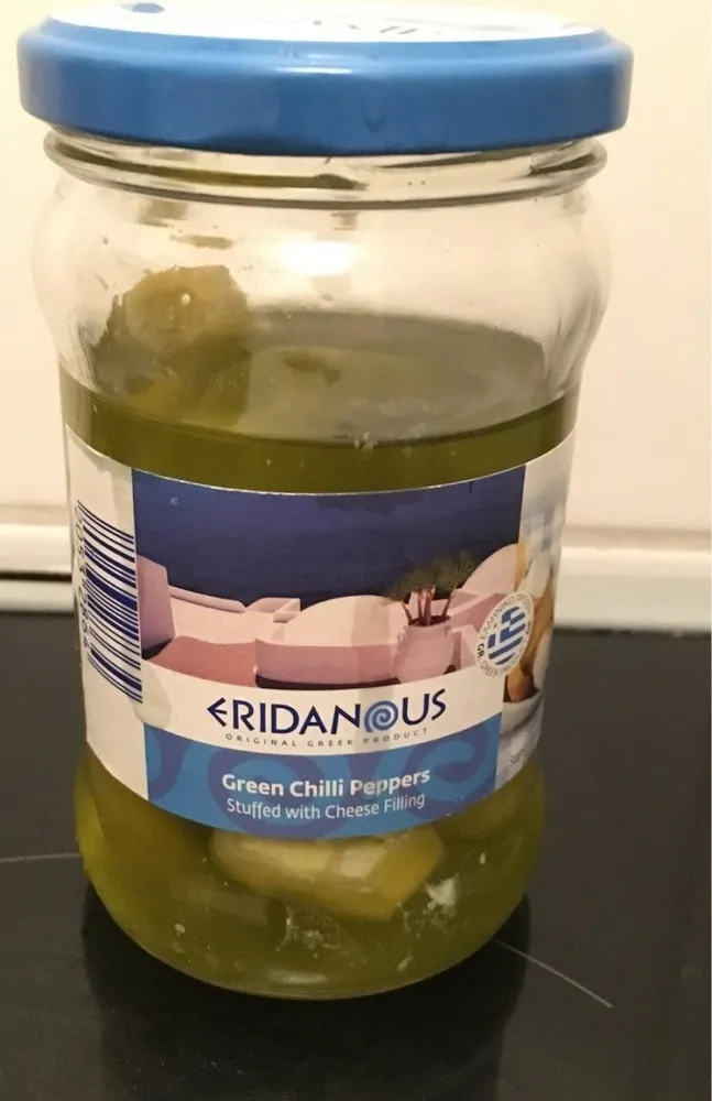 Green chilli peppers