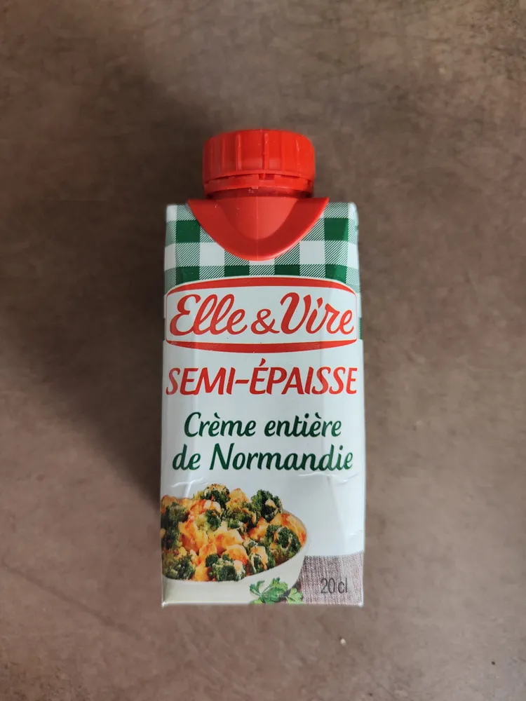 crème entière de Normandie