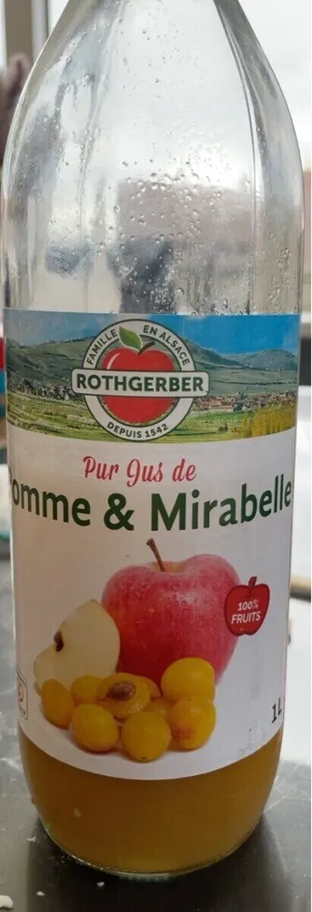 Pur jus de pomme & mirabelle