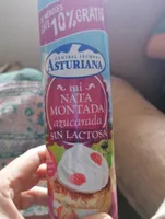 Nata Montada azucarada sin lactosa
