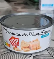 Morceaux de thon listao au naturel