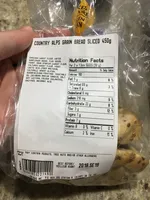 Country alps grain bread sliced