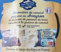 Parmentier de canard préparé en Aveyron