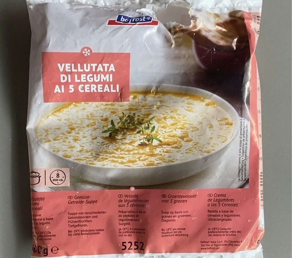 Vellutata di legumi 5 cereali