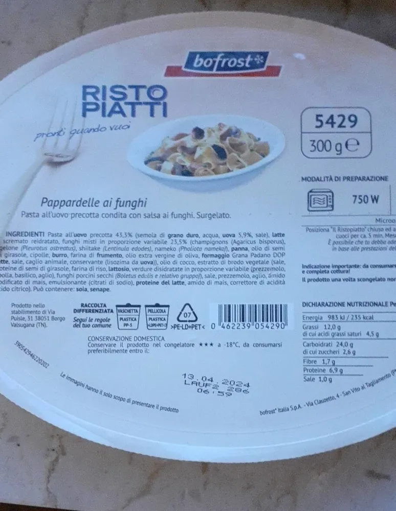 Pappardelle ai funghi