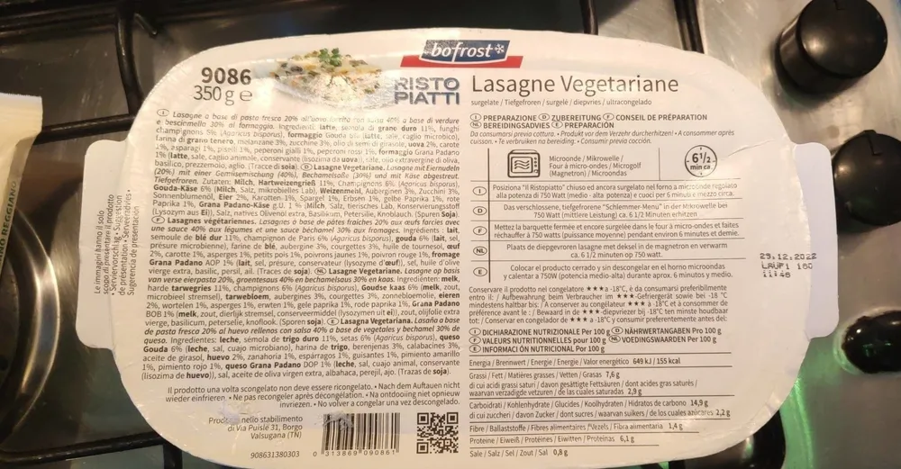 Lasagne vegetariane