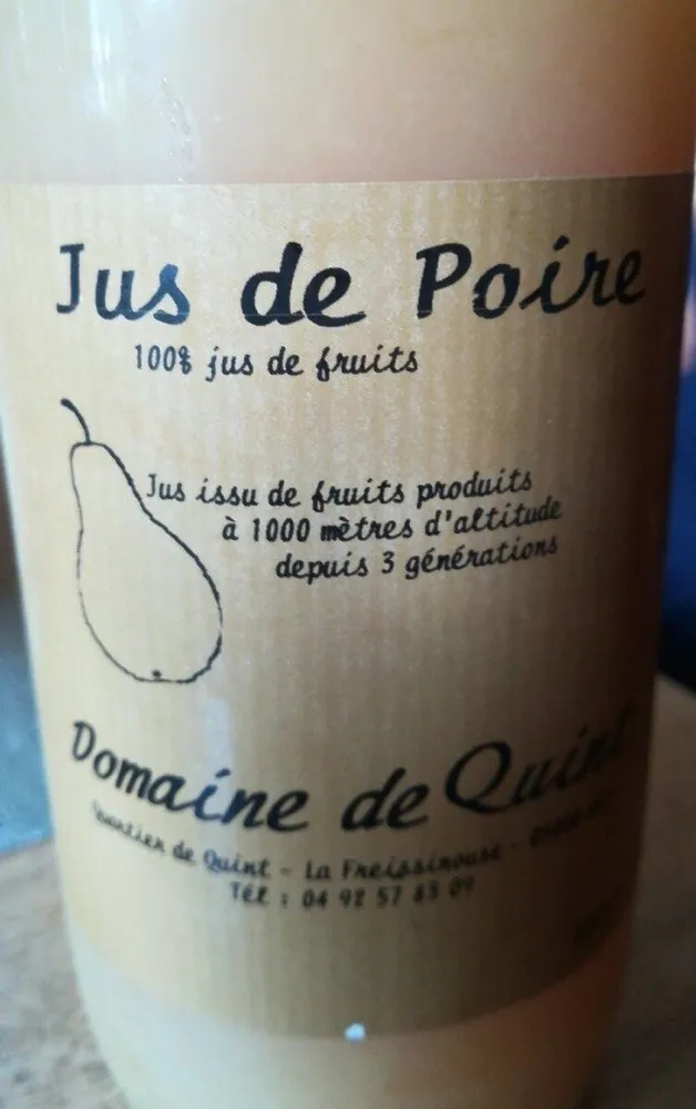 Jus de poire