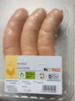 worst saucisse poulet