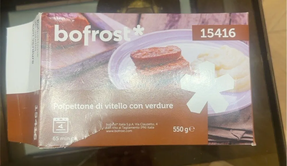 Bpolpettone di vitello con verdure