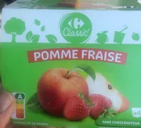 Compote pots polle fraise