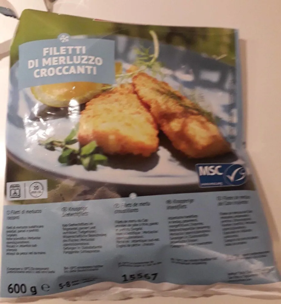 Filetti di merluzzo croccanti
