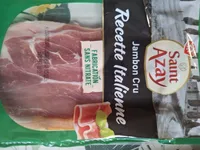 Jambon cru recette italienne saint Azay