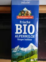 Frische Bio-Alpenmilch