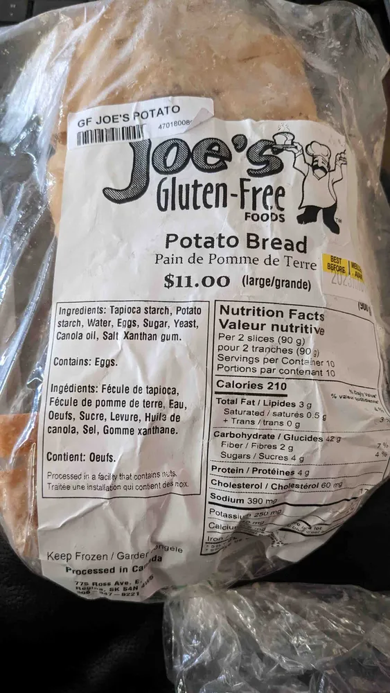 Gluten-Free Potato Bread